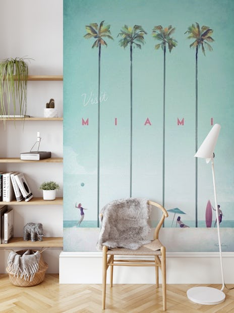 Miami Travel Poster wallpaper - Happywall