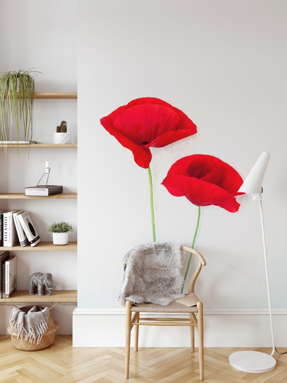 Red Poppies tapet