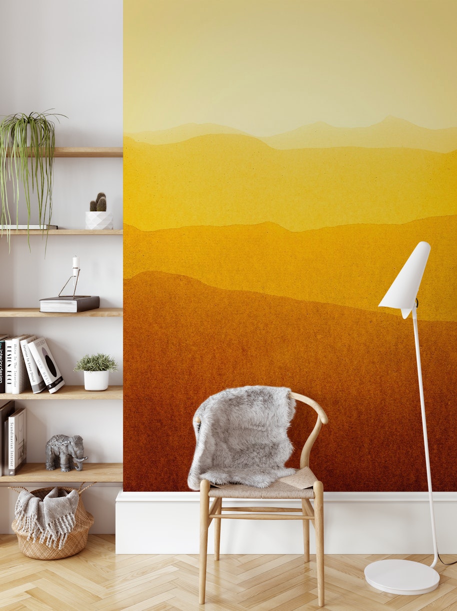 gradient landscape - sunshine edit wallpaper