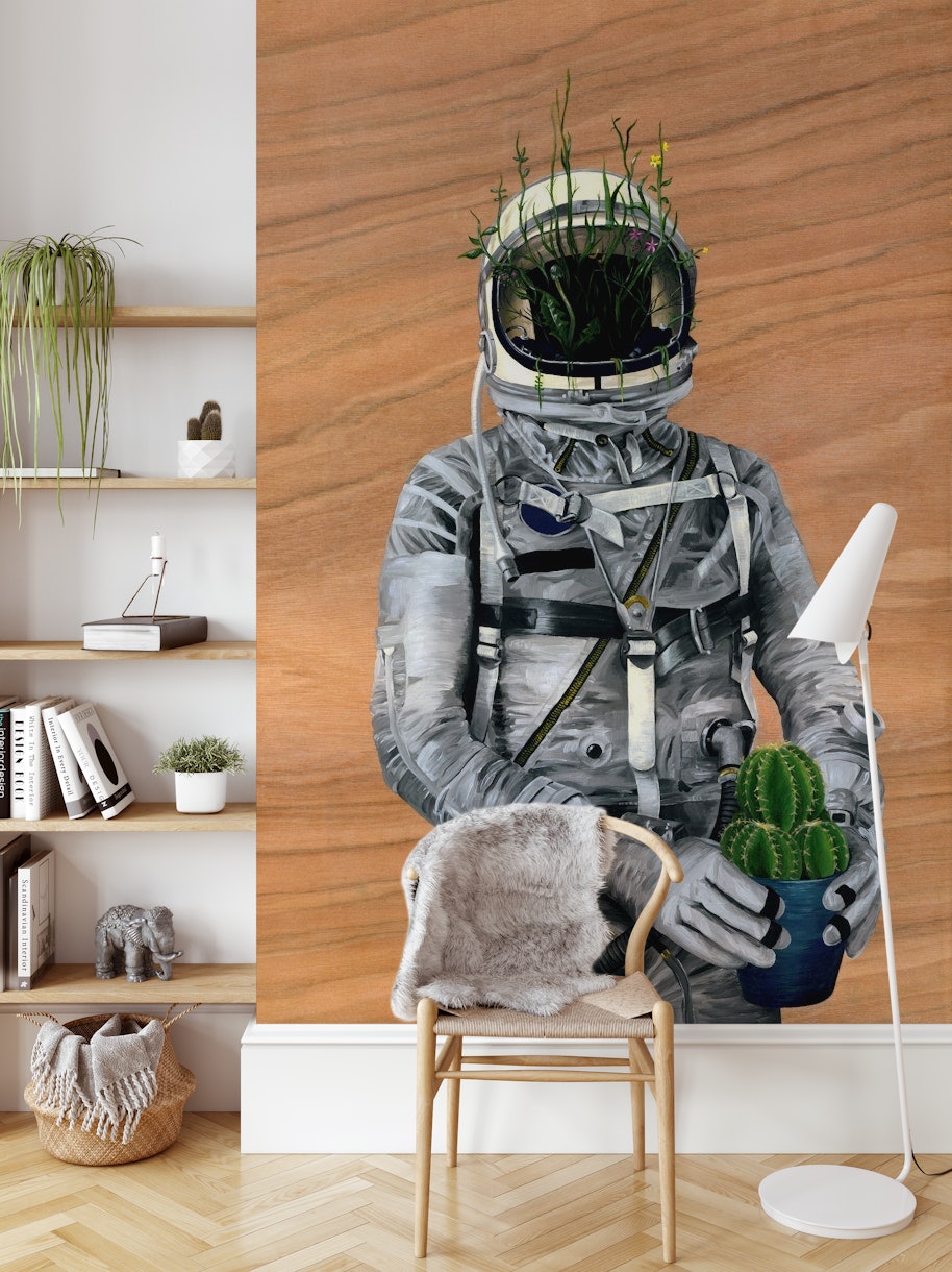 Spaceman Cacti wallpaper
