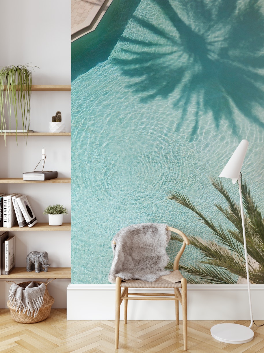 Palm Tree Pool Dream 2 wallpaper