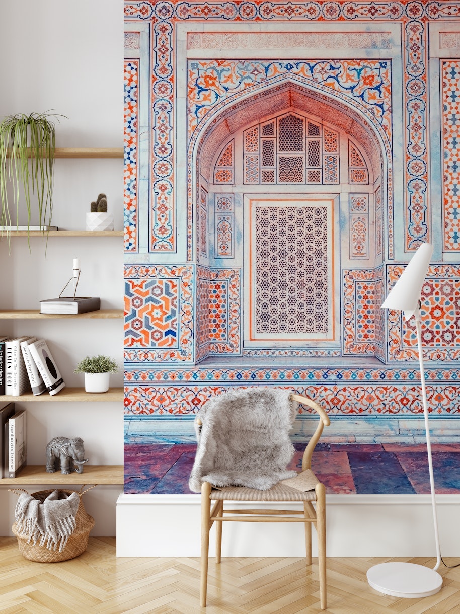 Beautiful Indian Architecture wall mural design