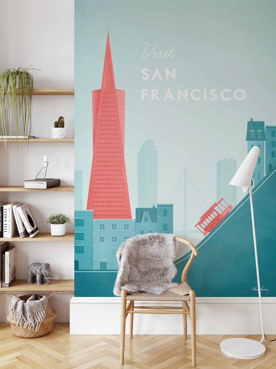 San Francisco Travel Poster wallpaper