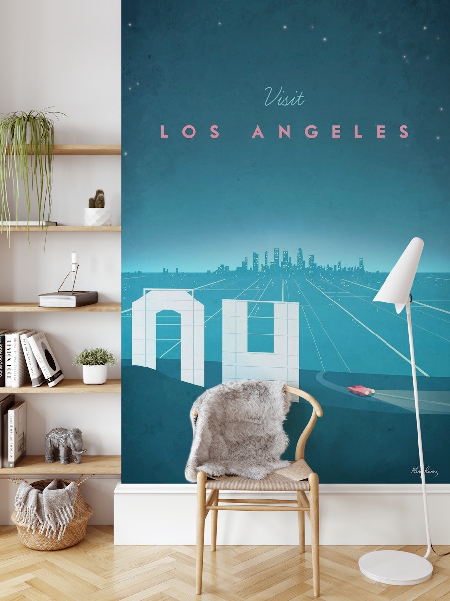 Los Angeles Travel Poster wallpaper