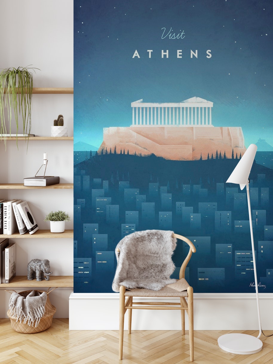 Athens Travel Poster wallpaper