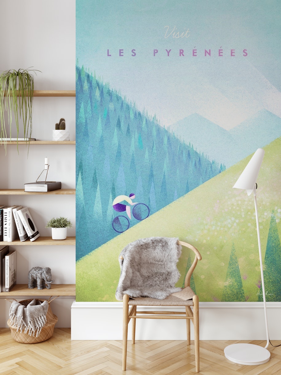Pyrenees Travel Poster wallpaper