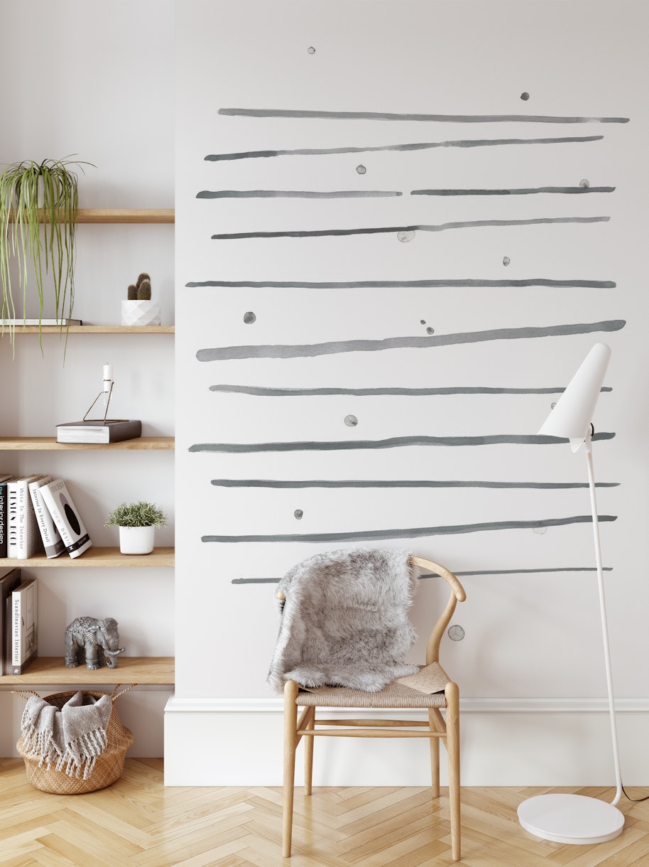 Horizontal lines and Dots wallpaper
