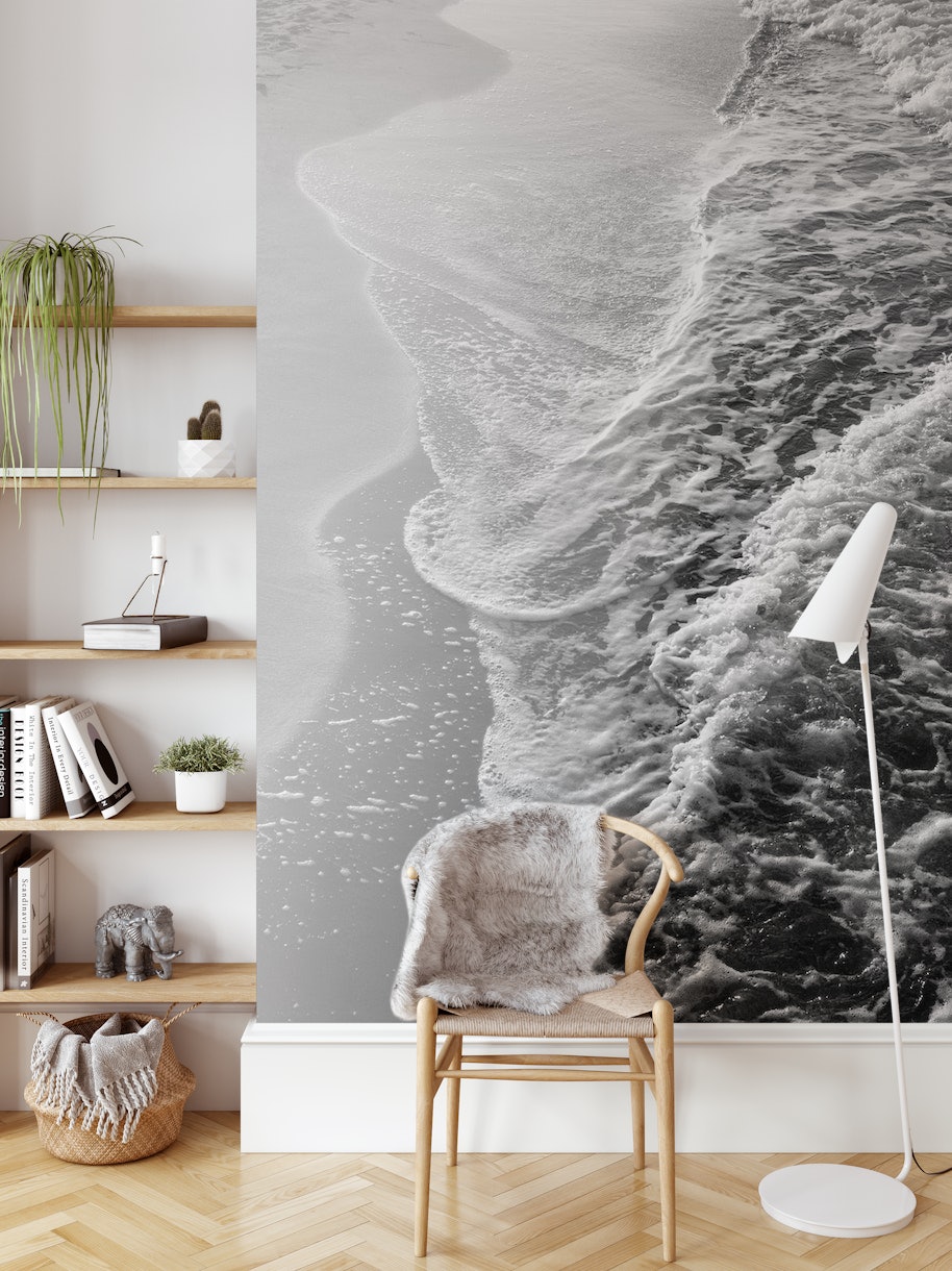 Black White Ocean Dream 1 wallpaper