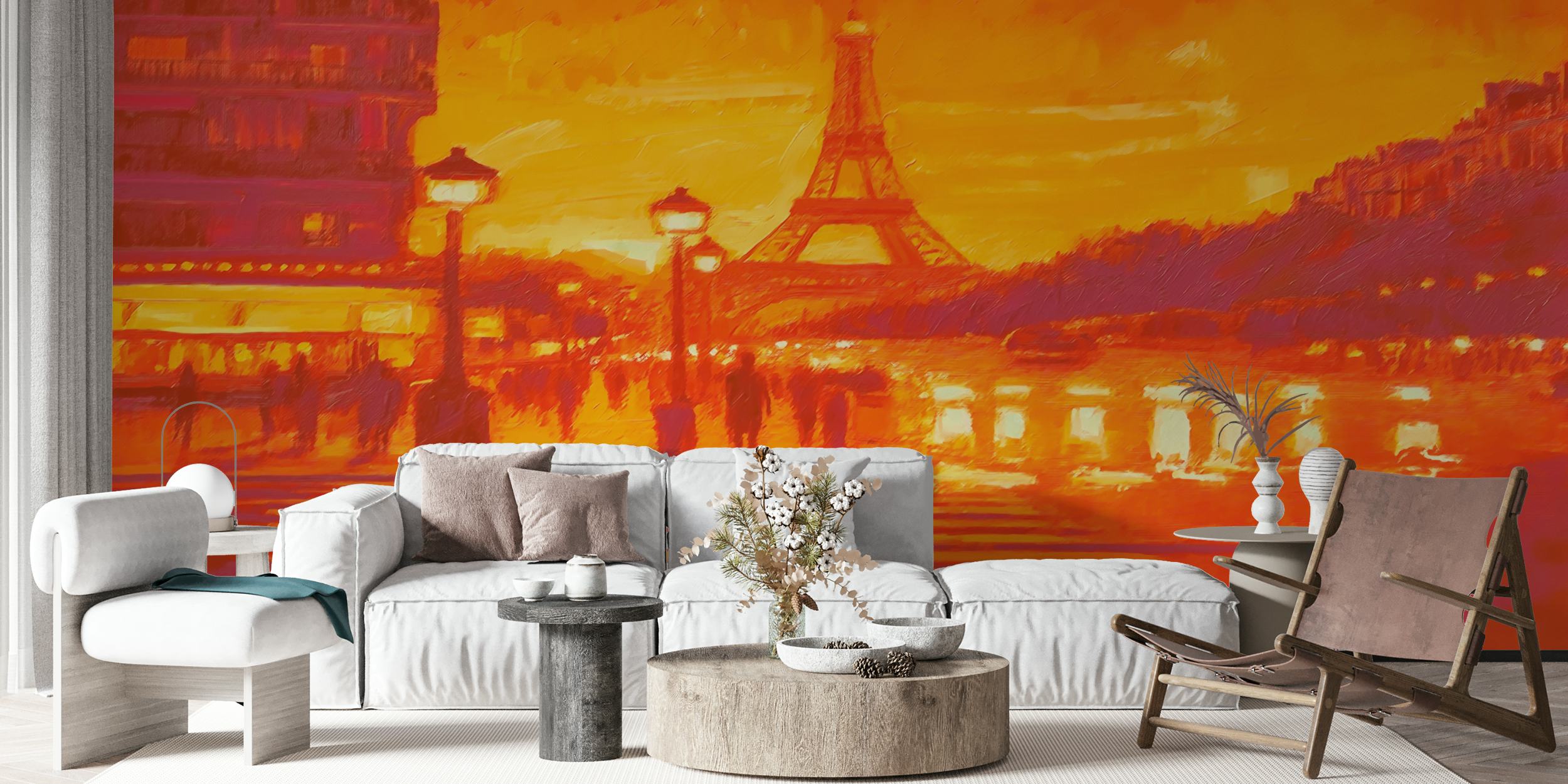 Paris City of Light wallpaper design