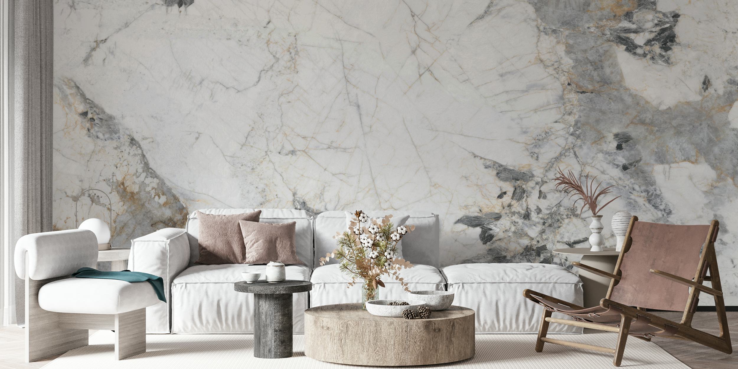 Satatuario Marble Stone tapetti huoneessa