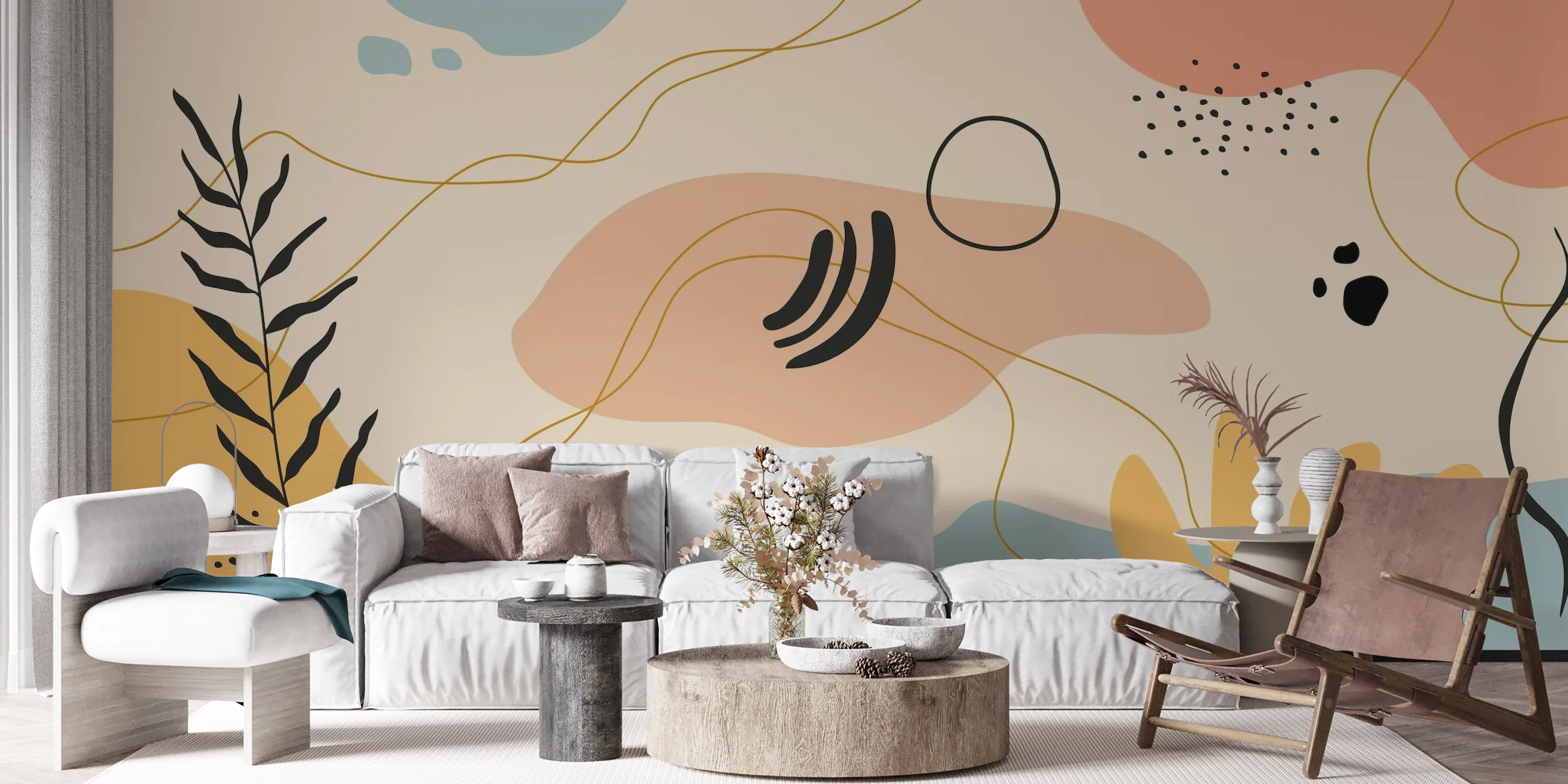 Minimal Abstract Design Wallpaper | Happywall.com