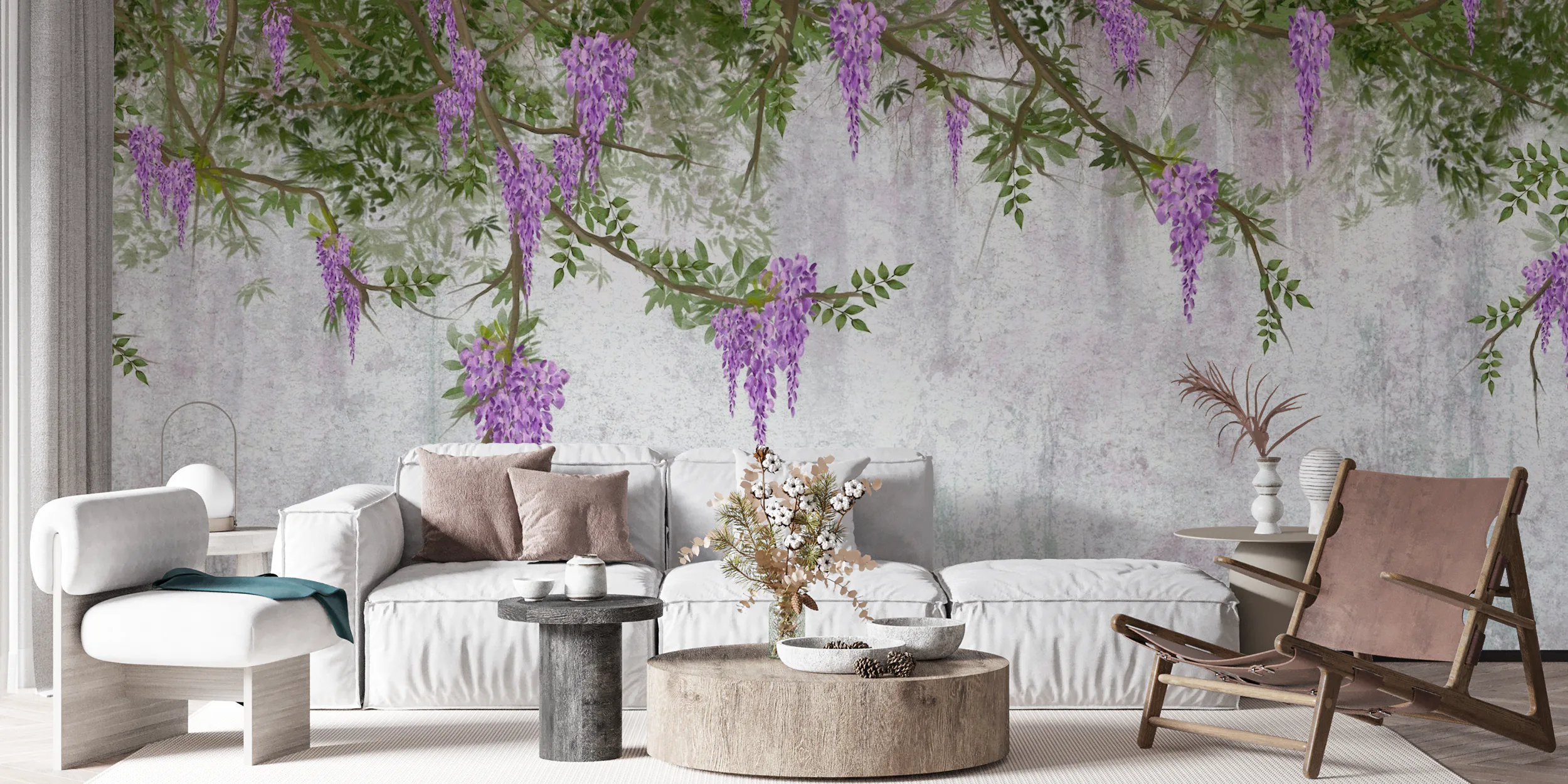Buy Wisteria Wall Wallpaper | Happywall