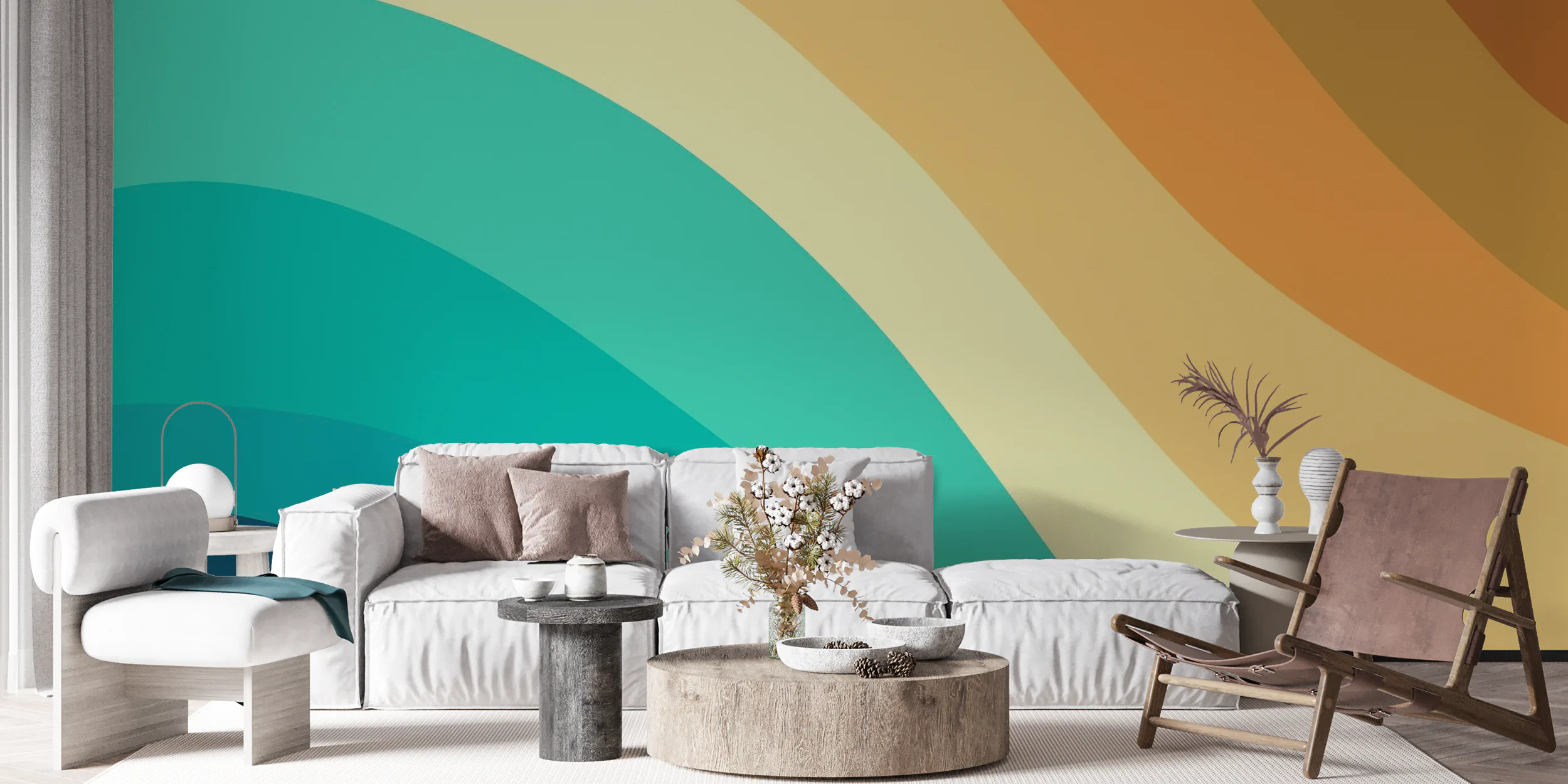 Retro Summer Wave 2b - Happywall.com