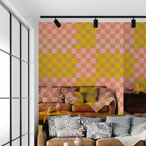Checkerboard in Pink