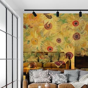 Van Gogh Sunflowers Garden 1