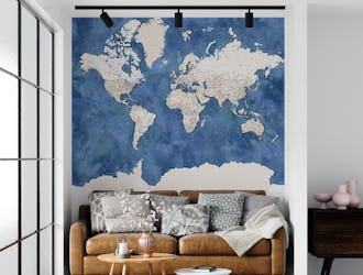 World map Antarctica Sabeen