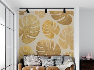 Golden Palm Leaves Glamour