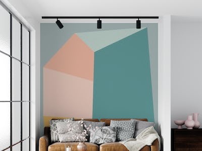 Shapes in Mint Pastels