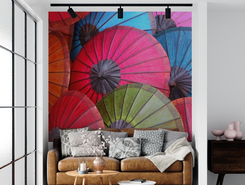 Colorful Laos Umbrella