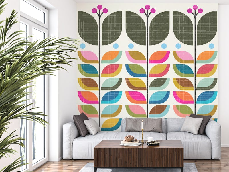 Midcentury Black Tulips