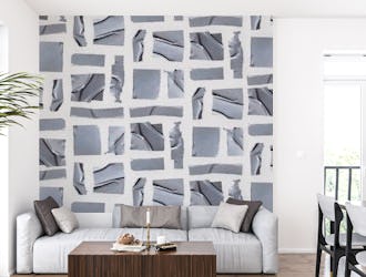Crazy Silver Tape Wall Art