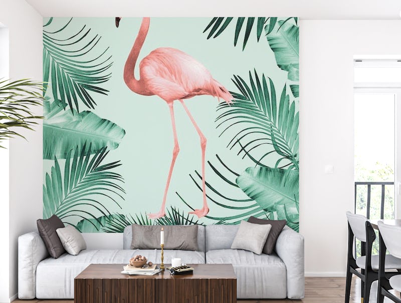 Flamingo in the Jungle 1