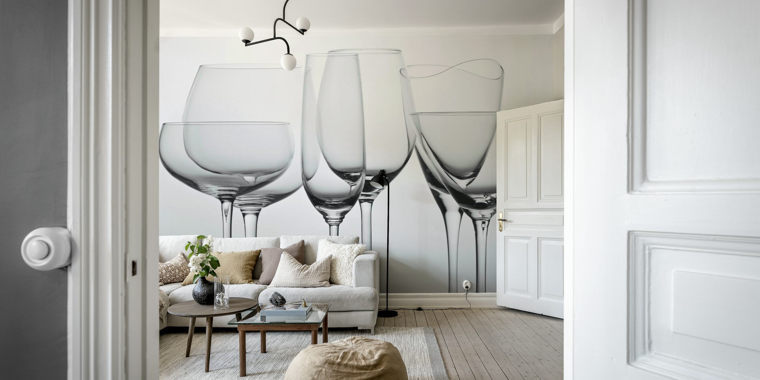 Fotomurale Bicchieri di vino