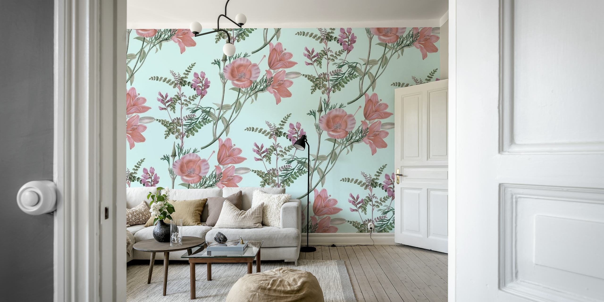 Vintage Floral Wallpaper for Walls
