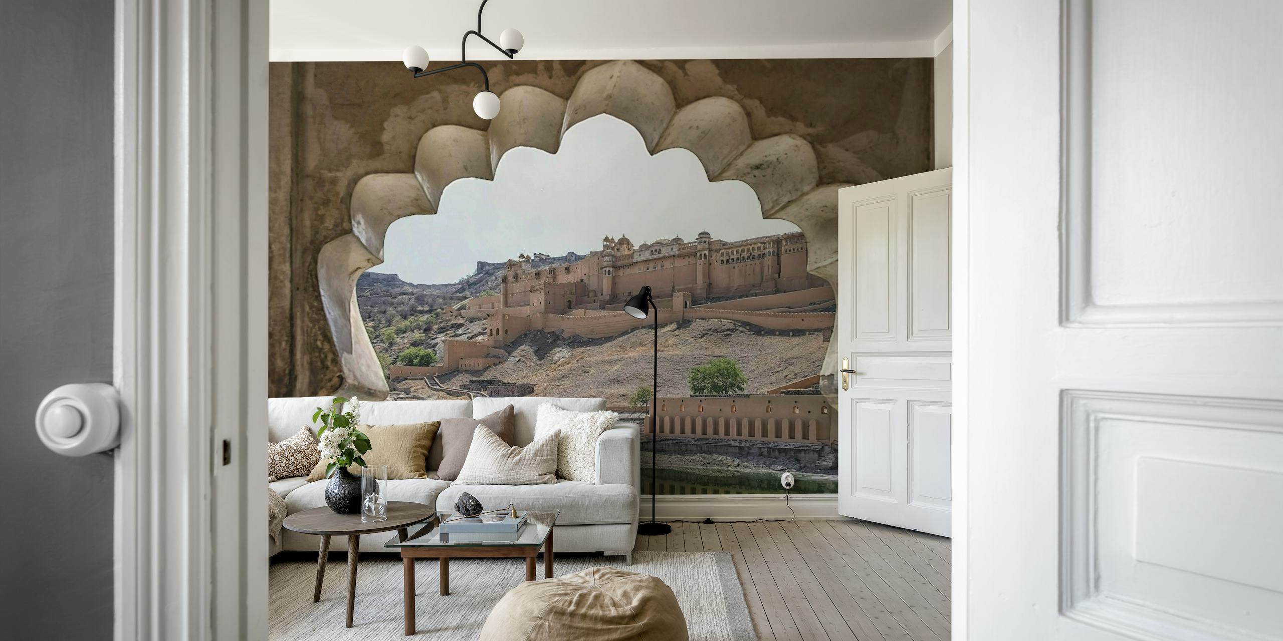 Fort in Jaipur papel pintado