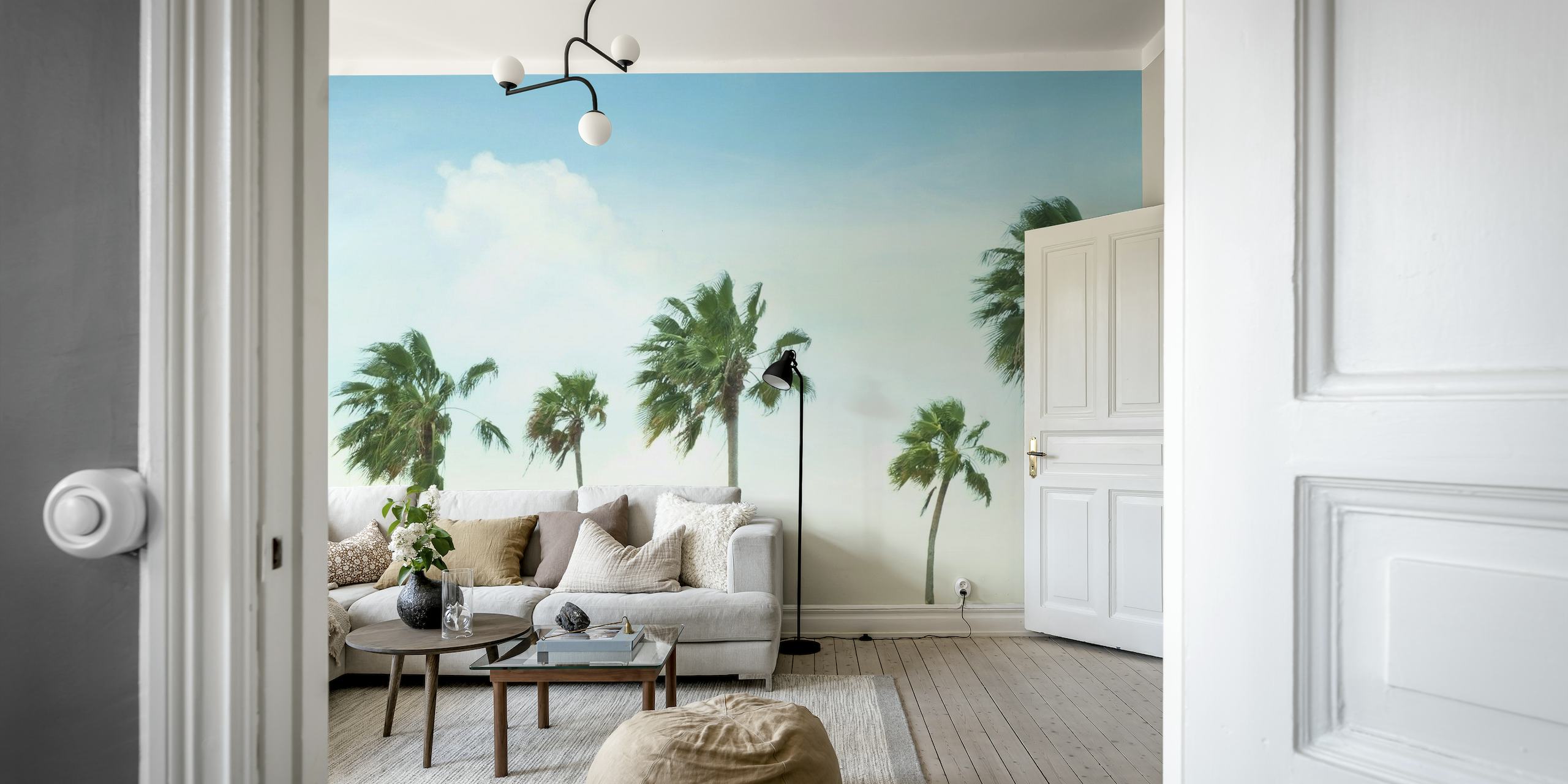 Palm Trees Oasis 1 papel pintado