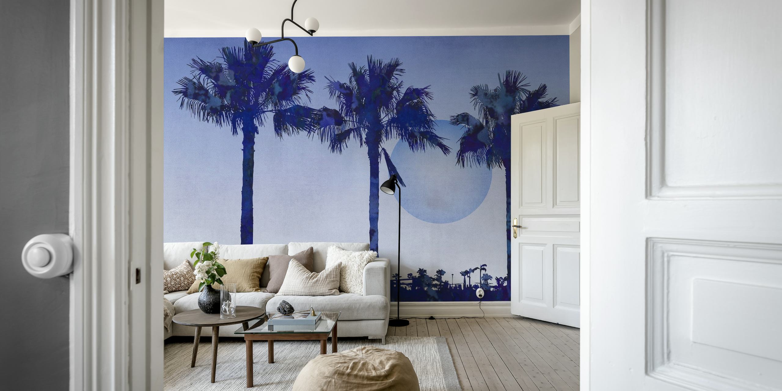 Blue Beach Tropical Paradise wallpaper