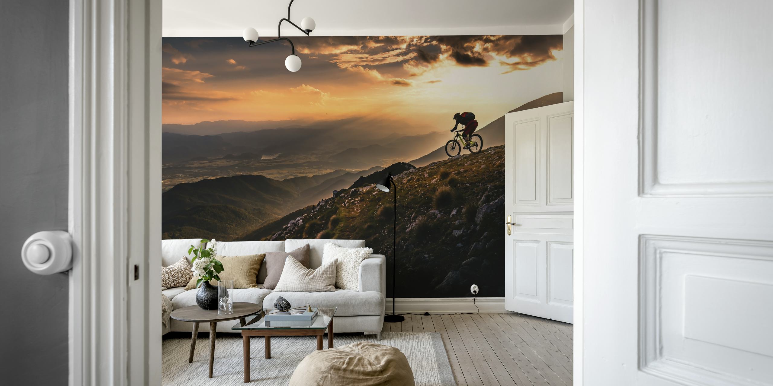 Tapeta Sunset Ride v pokoji