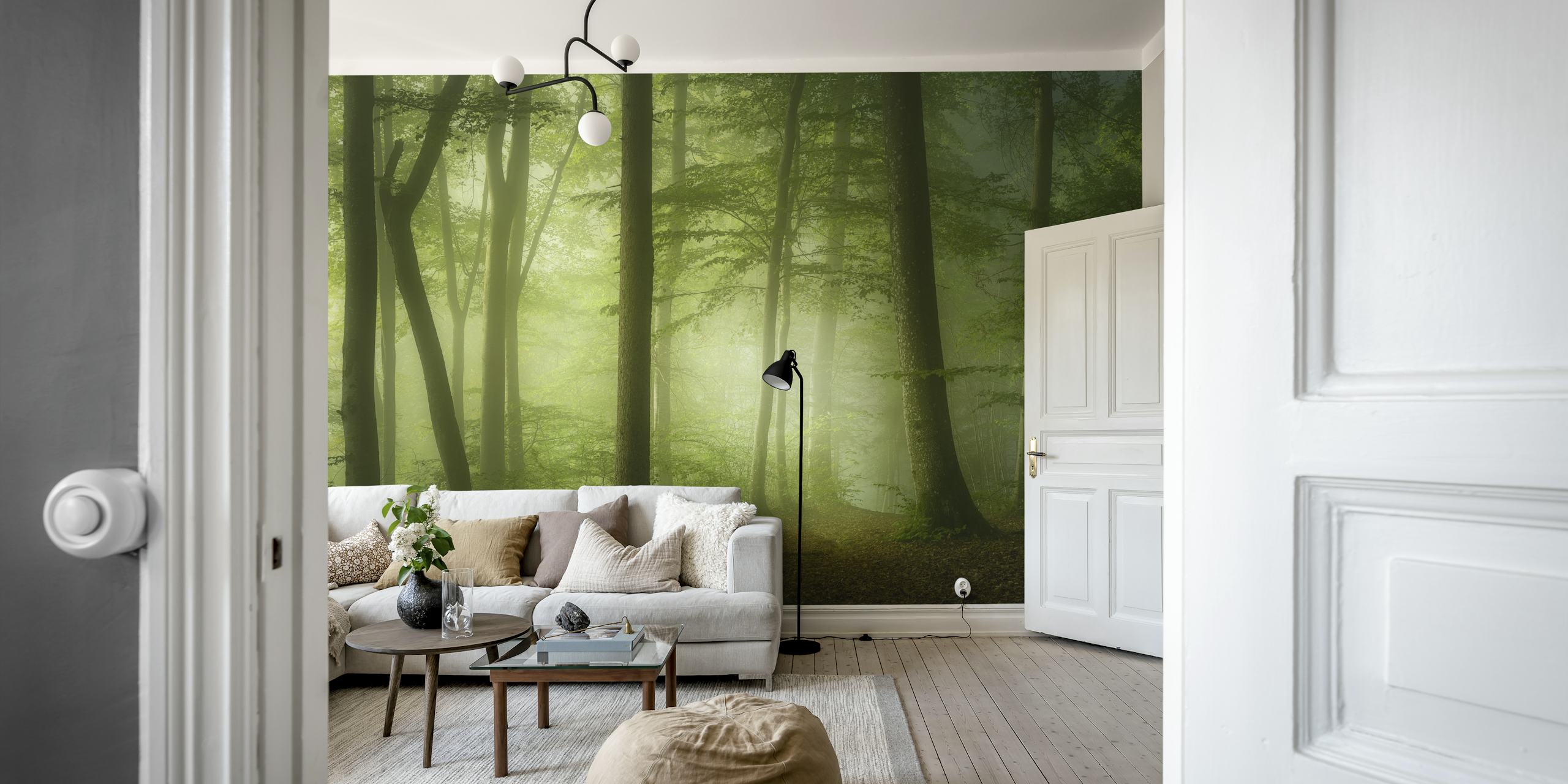 Mysterious Spring Morning tapetti huoneessa