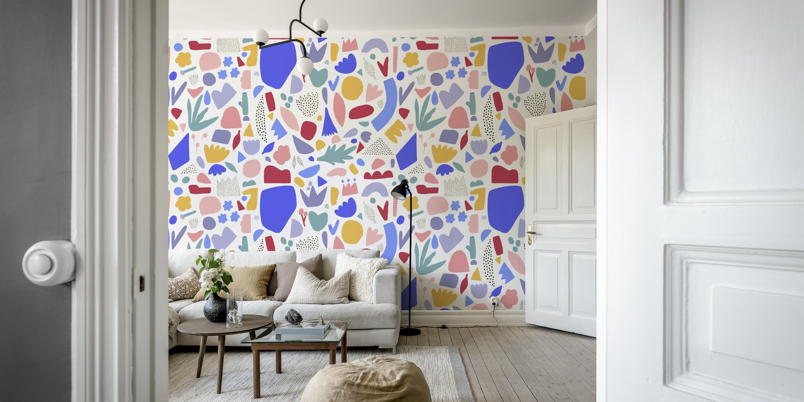 Mambo wallpaper design in a room