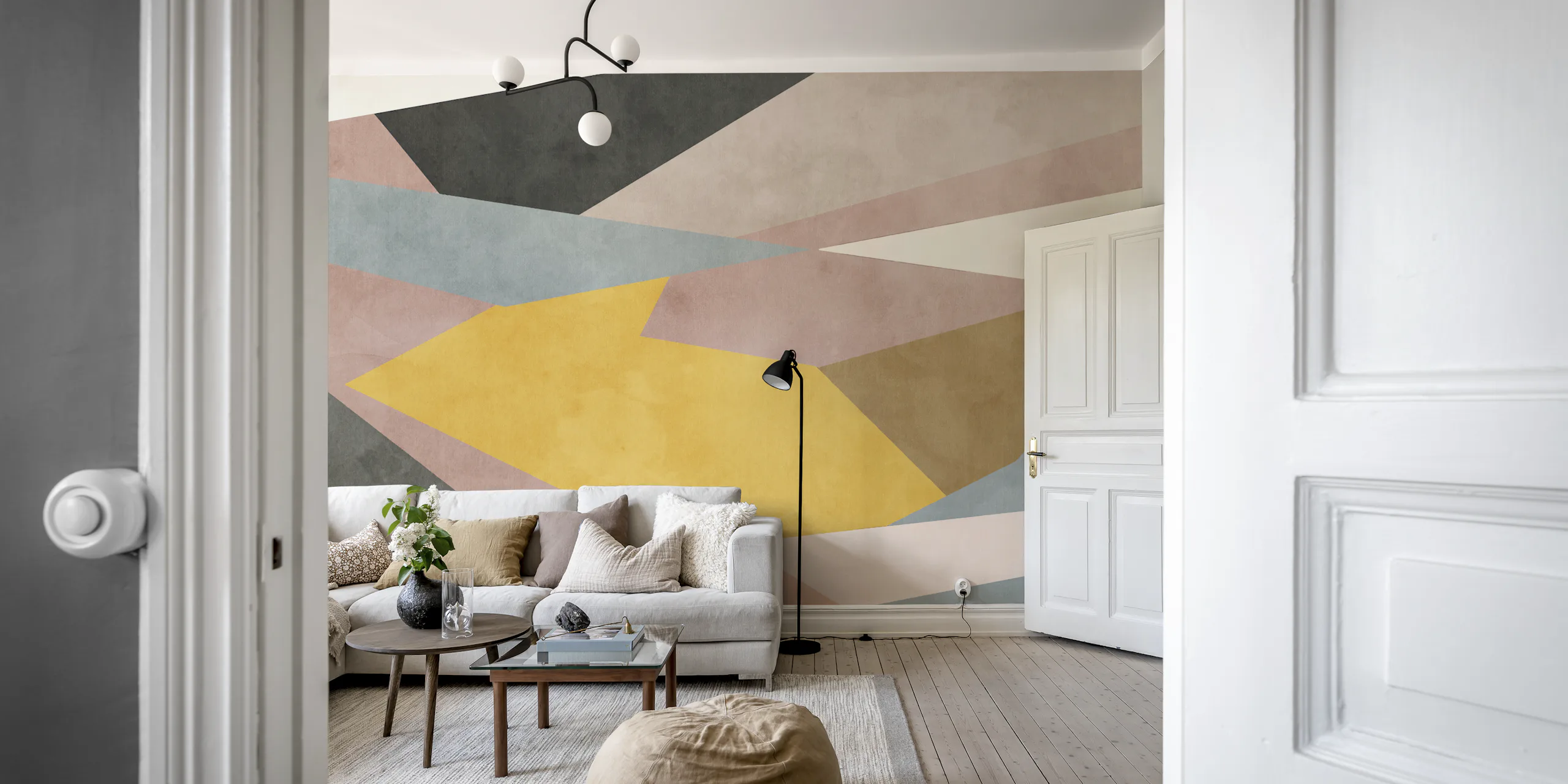 Abstract Angular Art Piece Wallpaper