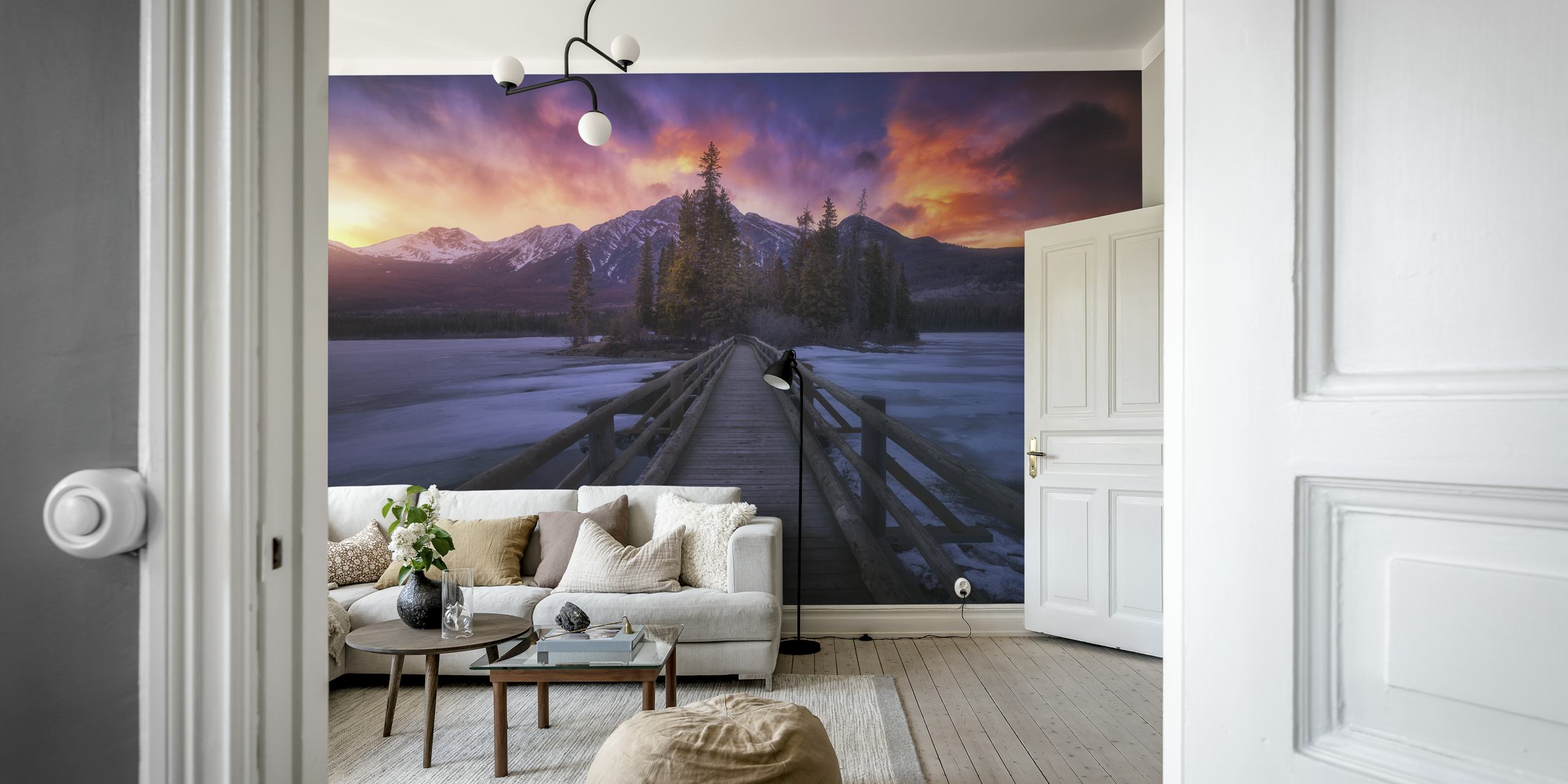 Pyramid Lake wallpaper showcasing a serene landscape