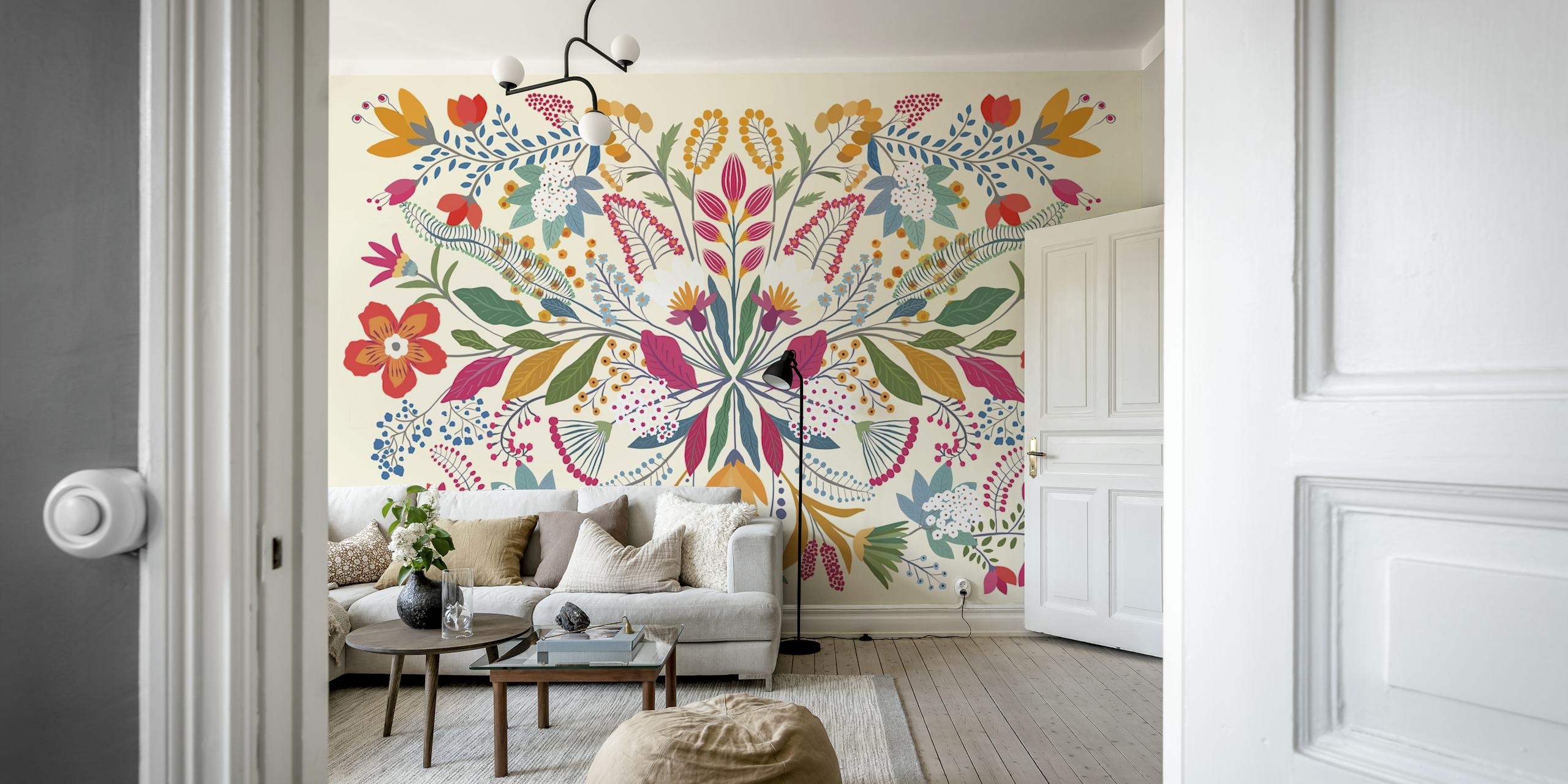 Frida's Garden tapet i et rum