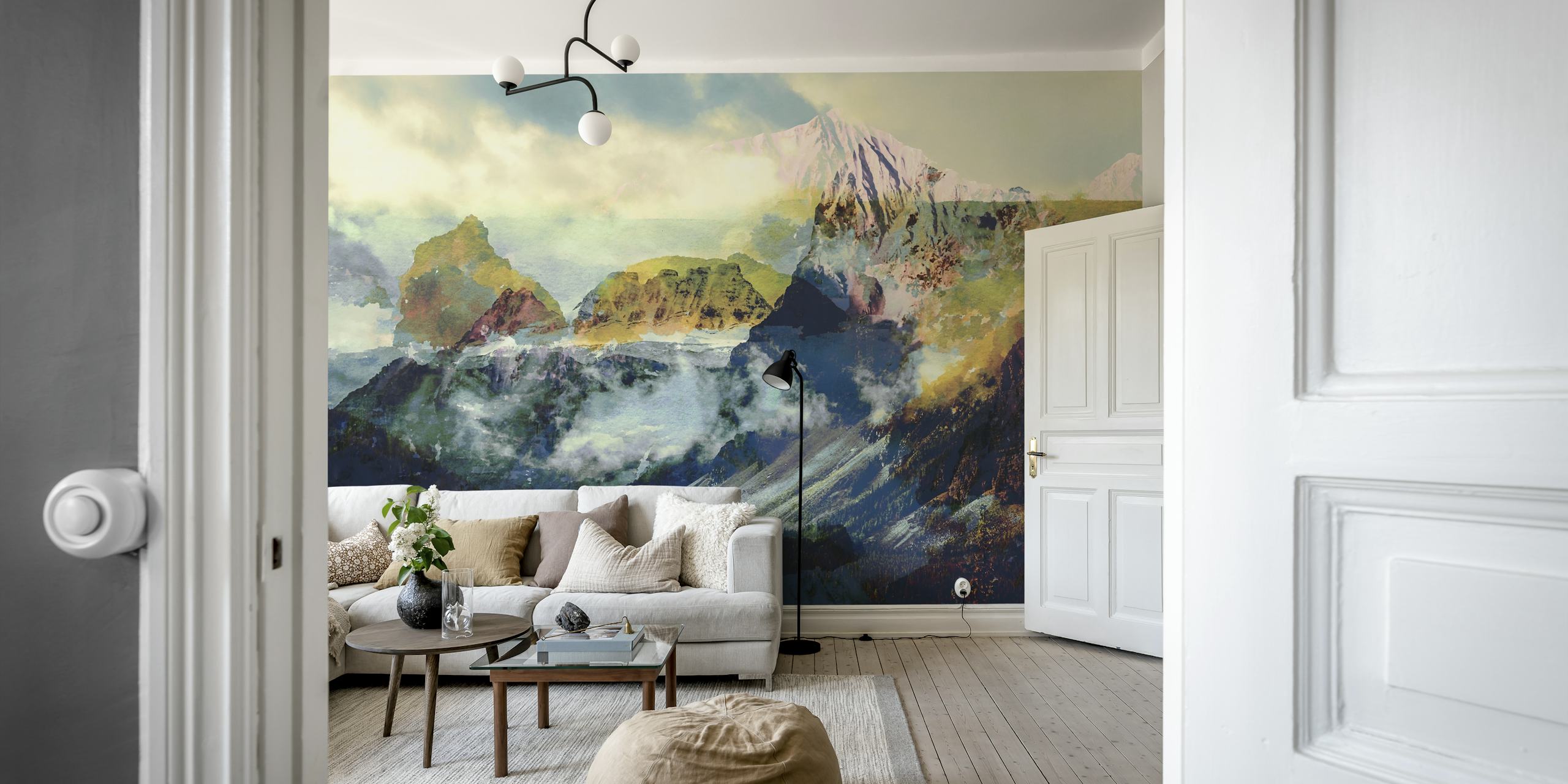 Papier peint Beyond Everest dans une pièce pittoresque