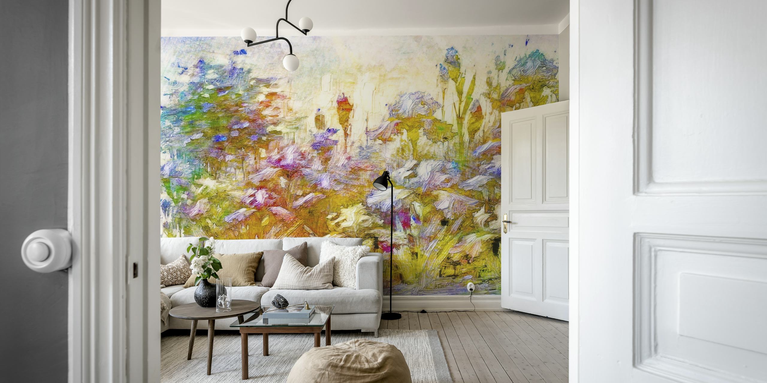 Dreamy Wildflower Fantasy tapeta v pokoji