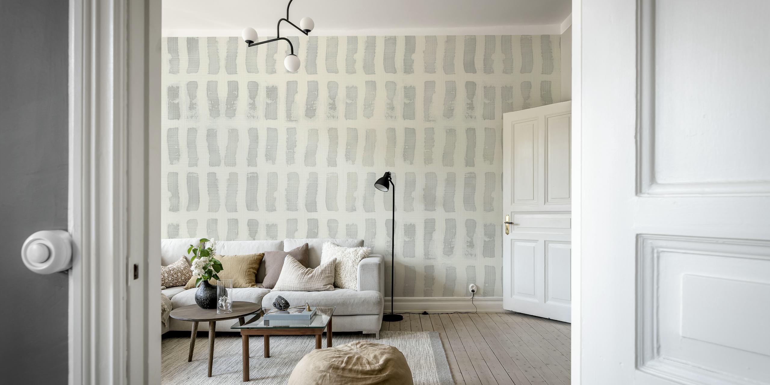 Neutral Brushstroke Wabi Sabi wallpaper design