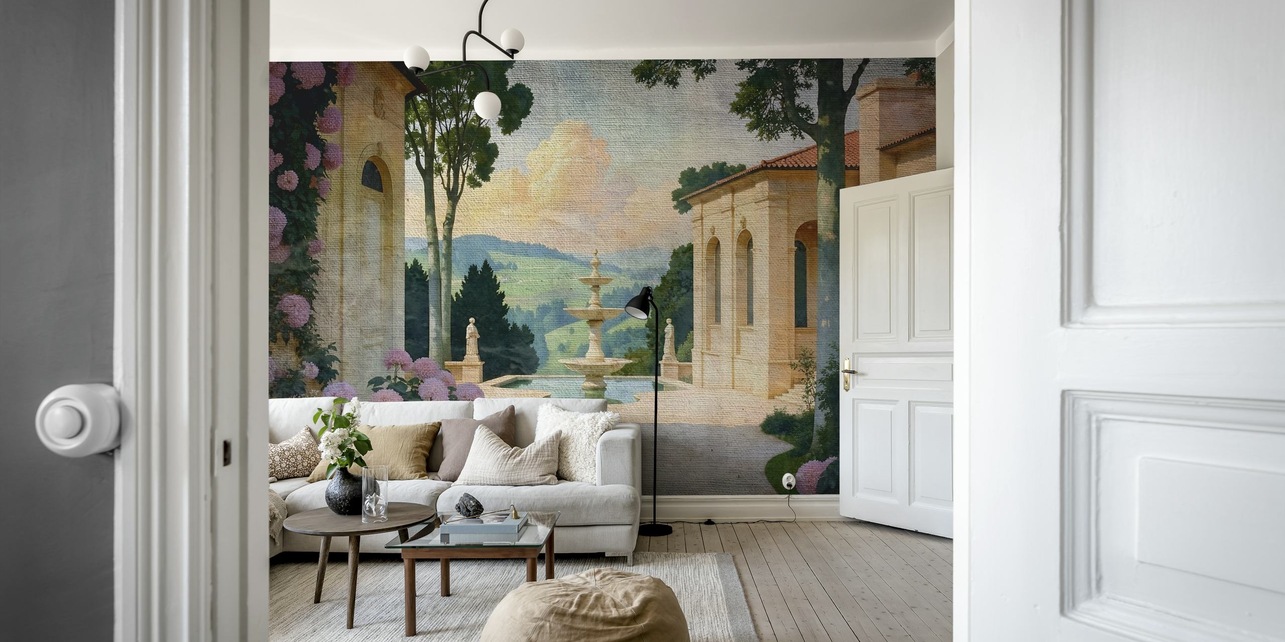 Tapeta Garden of Tranquility v pokoji