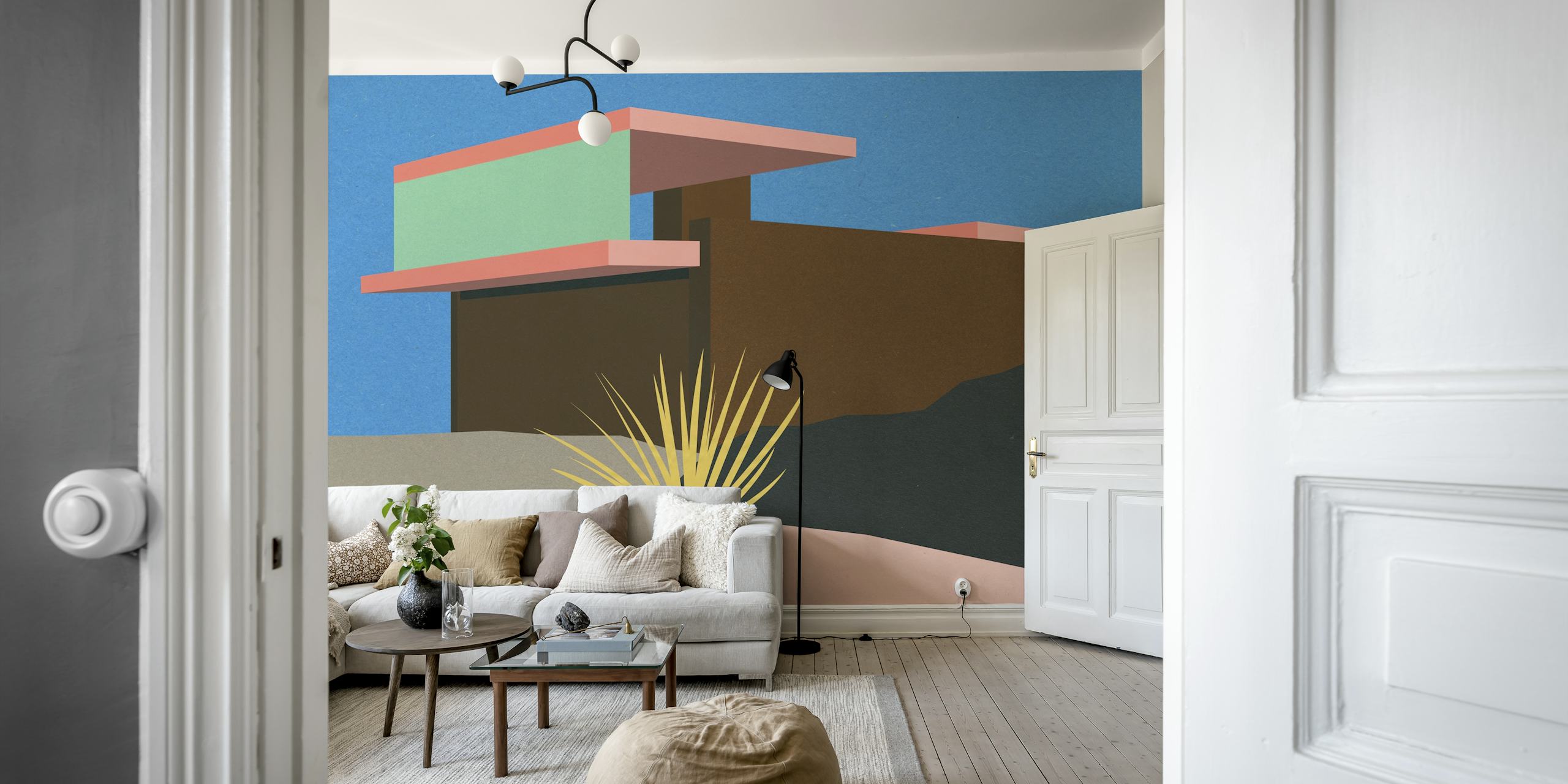 Kaufmann Desert House II wallpaper in a room