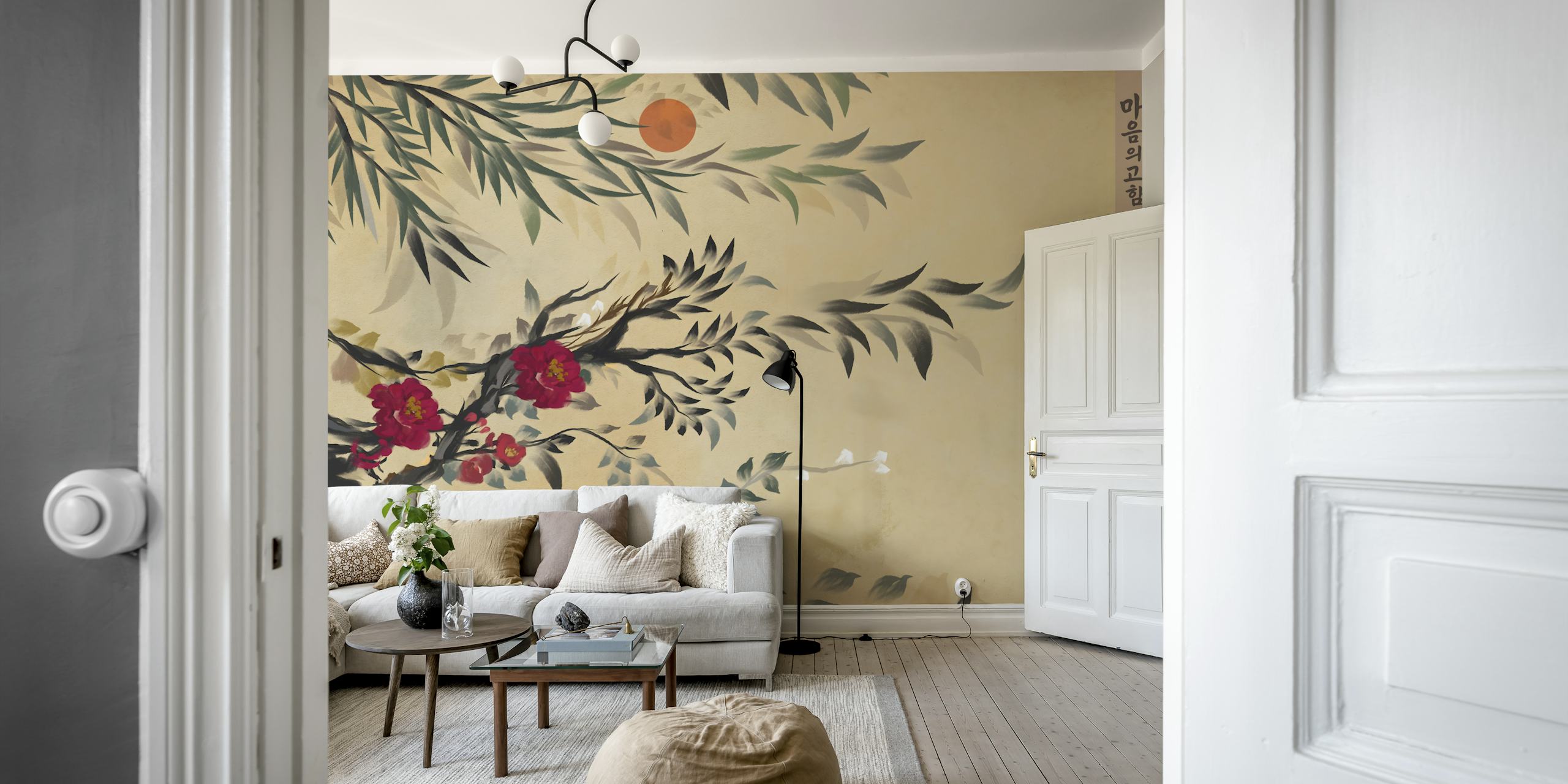 Tranquility of the Heart Joseon wallpaper design
