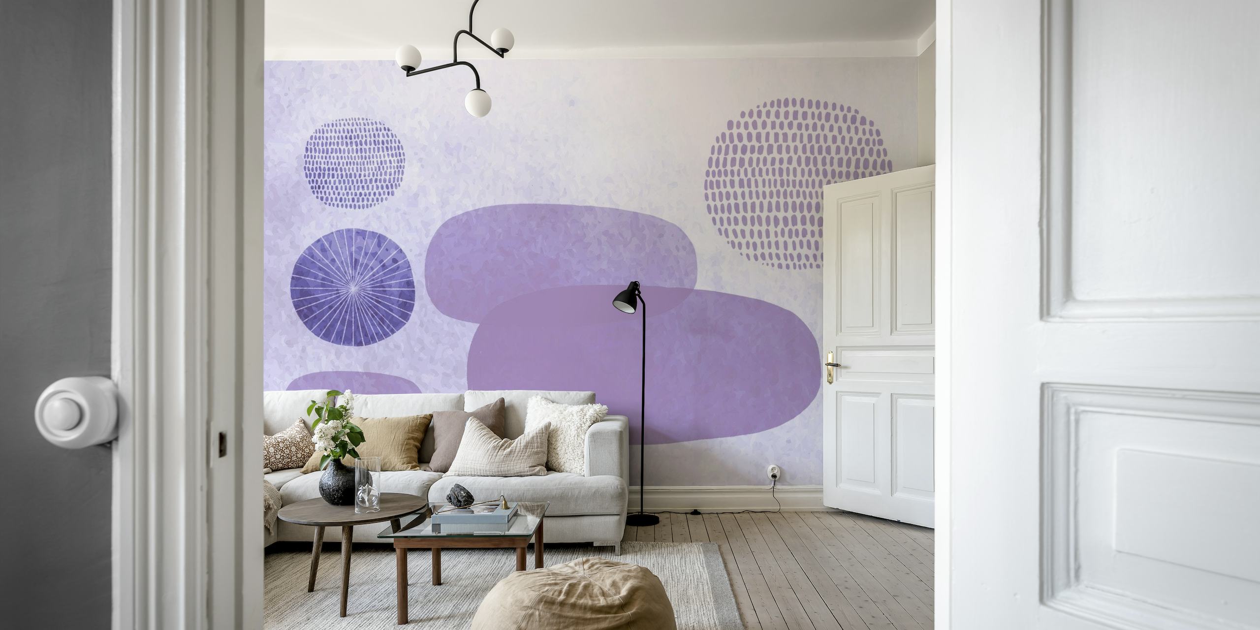 Lavender Composition papel pintado