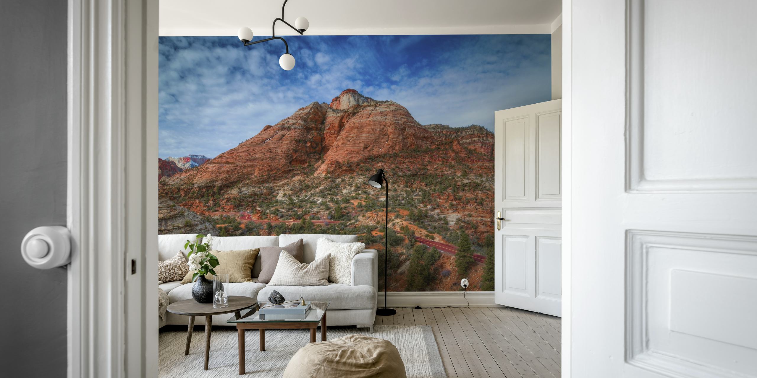 The Road To Zion wallpaper in a room