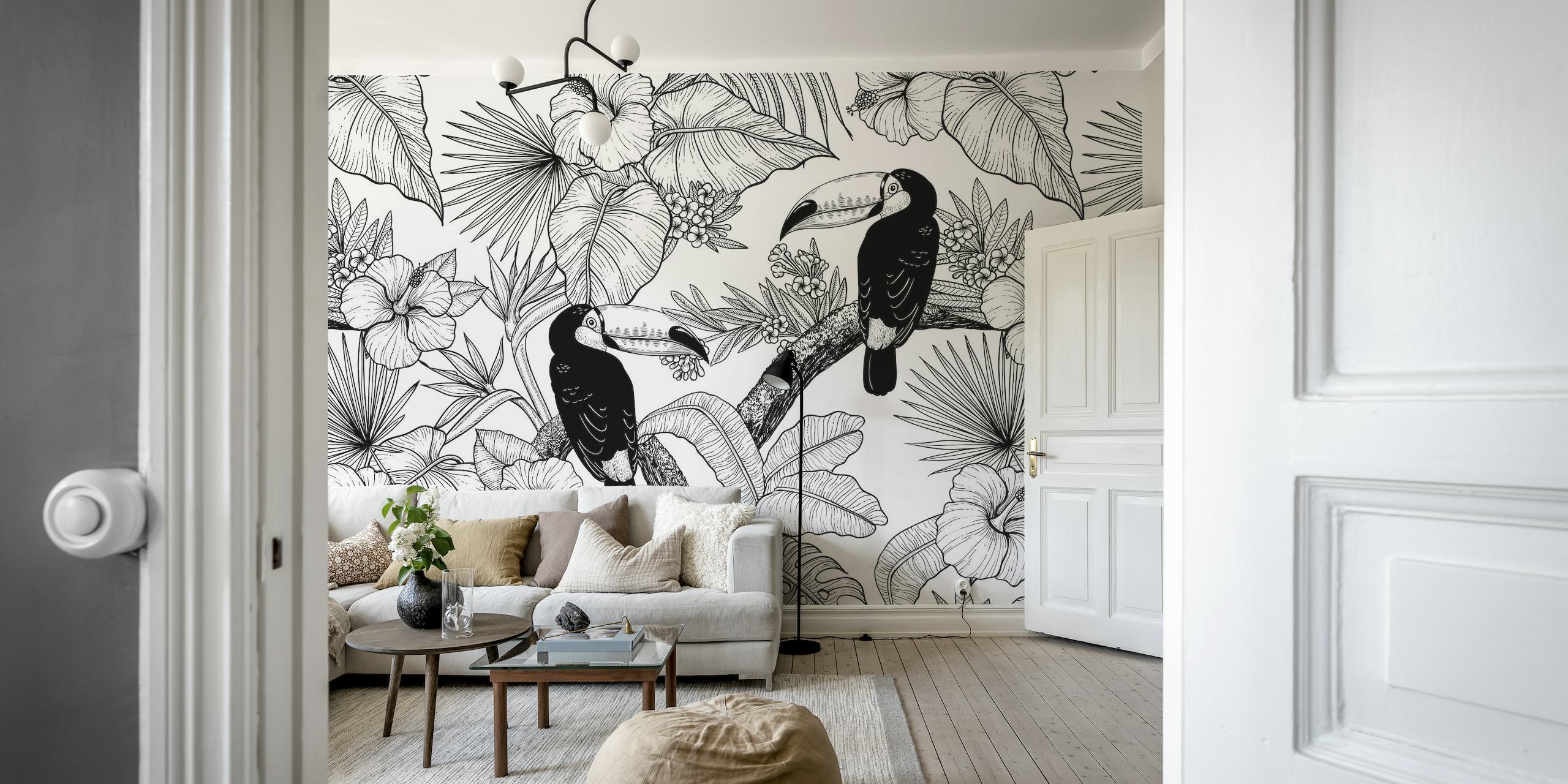 Toucan garden 4 wallpaper