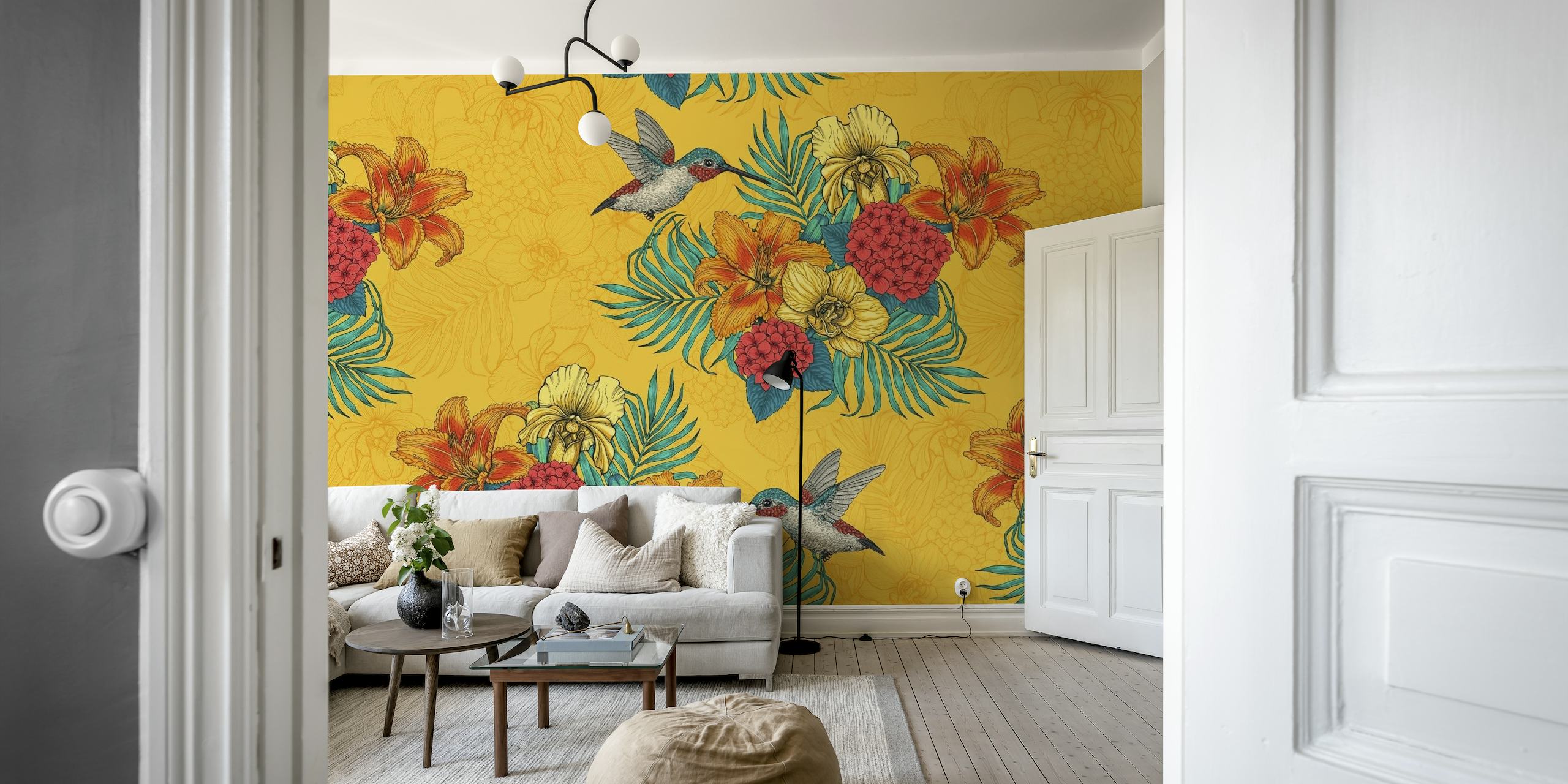Tropical bouquet 3 wallpaper