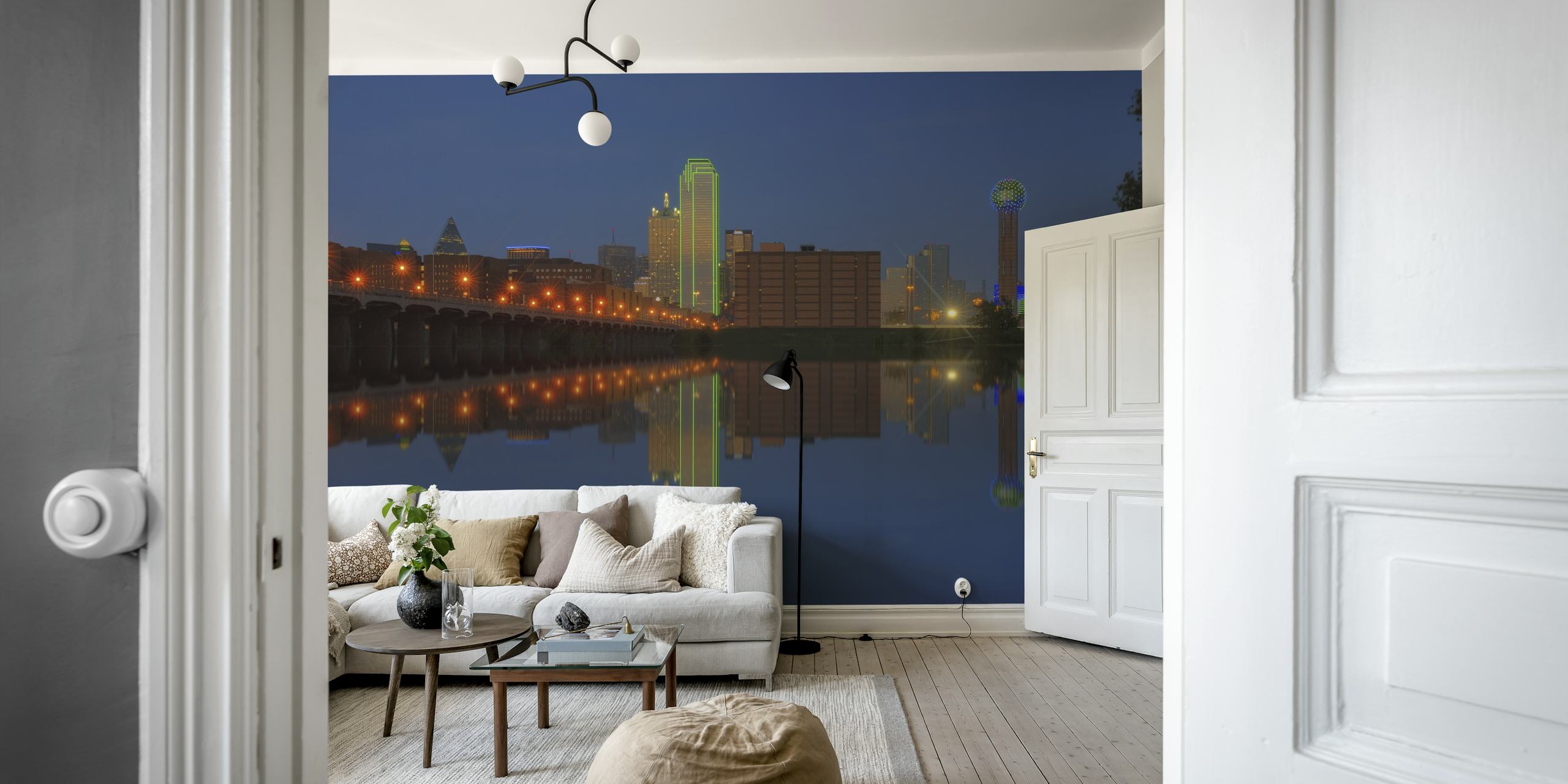 fondo de pantalla Dallas Skyline at Twilight