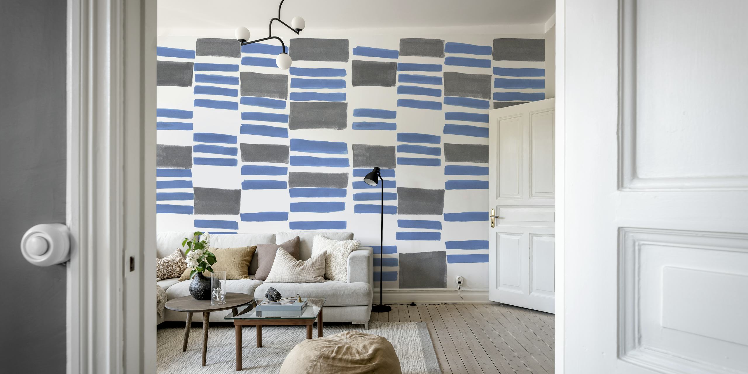 Euclid tapetdesign i et rom