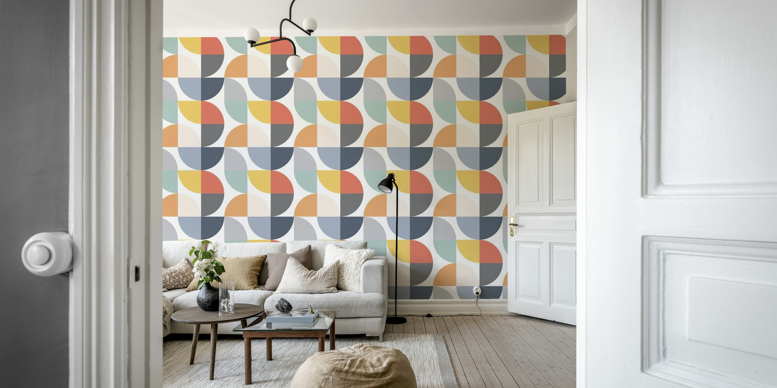 Retro Geometric wallpaper